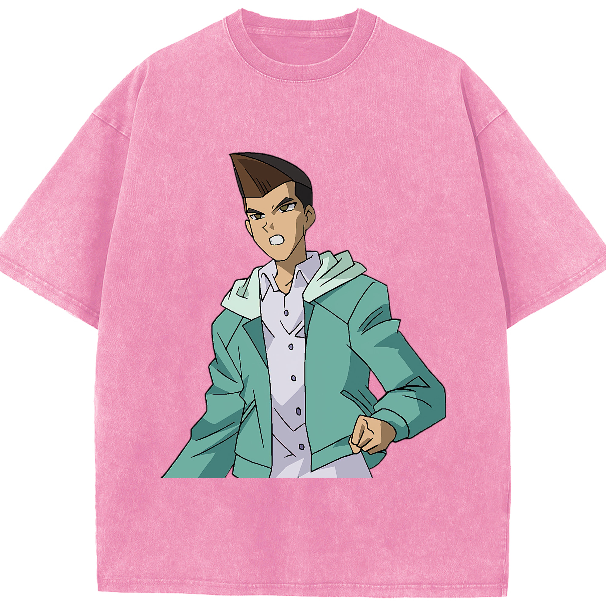 （画像用） 遊☆戯☆王 Yu-Gi-Oh! 綿100% ヴィンテージ風 半袖Tシャツ（フロントプリント）